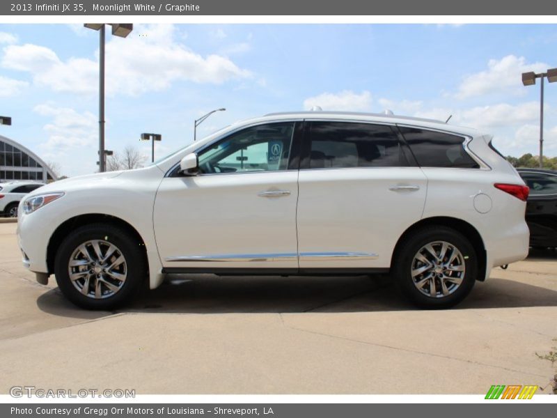 Moonlight White / Graphite 2013 Infiniti JX 35