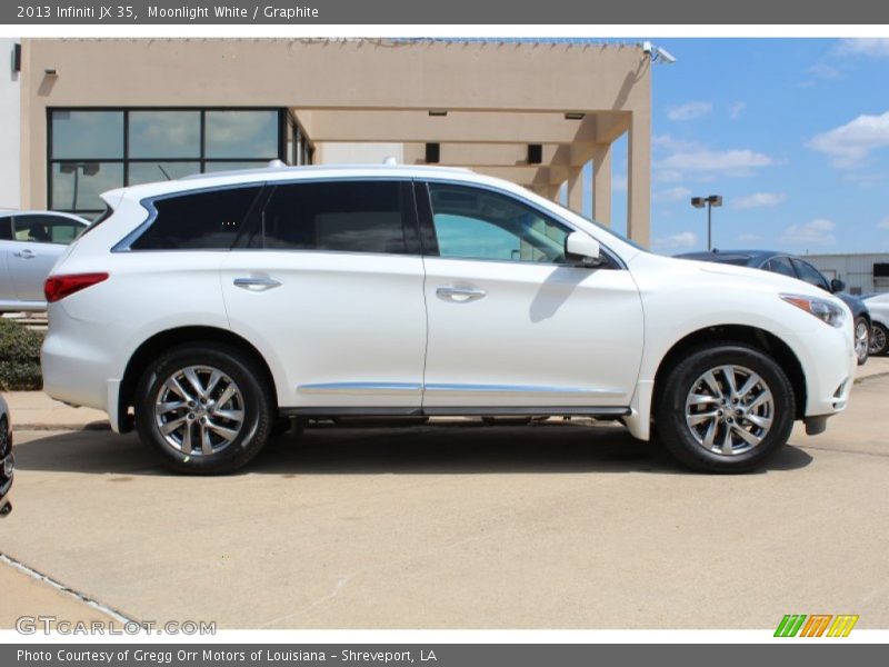 Moonlight White / Graphite 2013 Infiniti JX 35