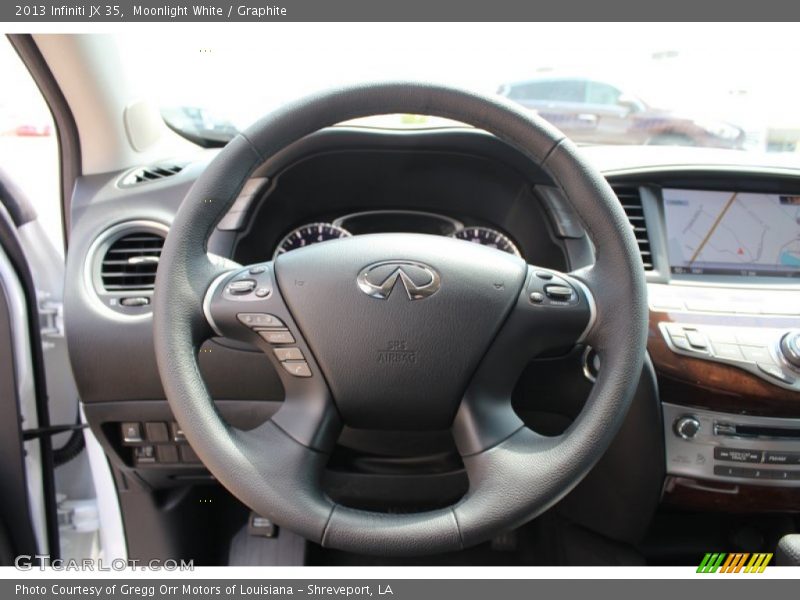 Moonlight White / Graphite 2013 Infiniti JX 35