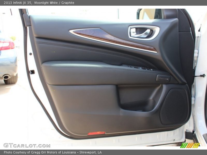 Moonlight White / Graphite 2013 Infiniti JX 35