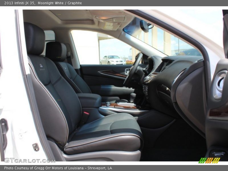 Moonlight White / Graphite 2013 Infiniti JX 35