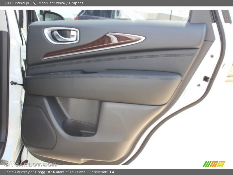 Moonlight White / Graphite 2013 Infiniti JX 35