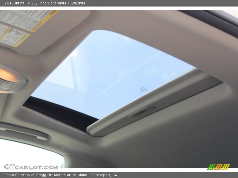 Moonlight White / Graphite 2013 Infiniti JX 35
