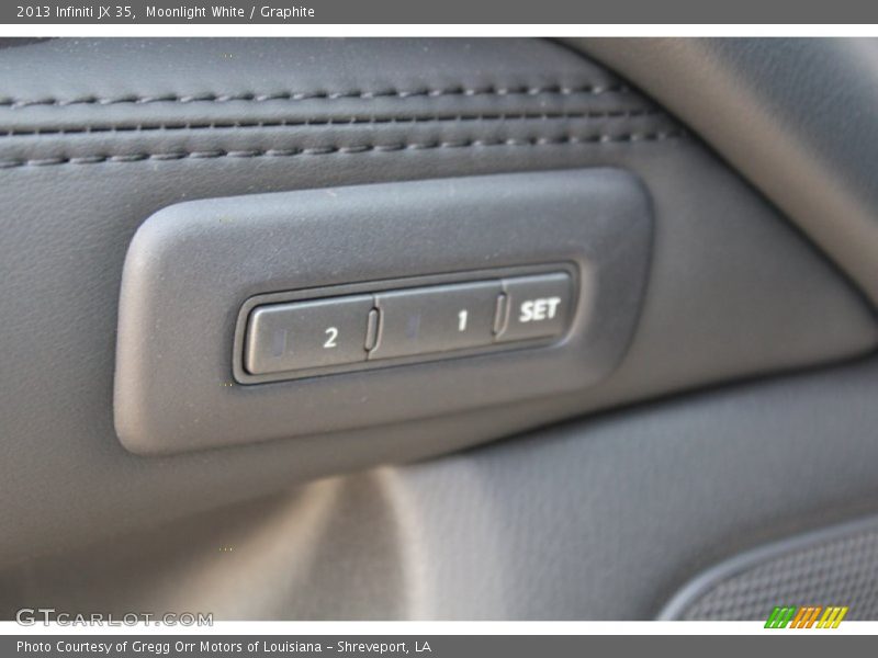 Moonlight White / Graphite 2013 Infiniti JX 35