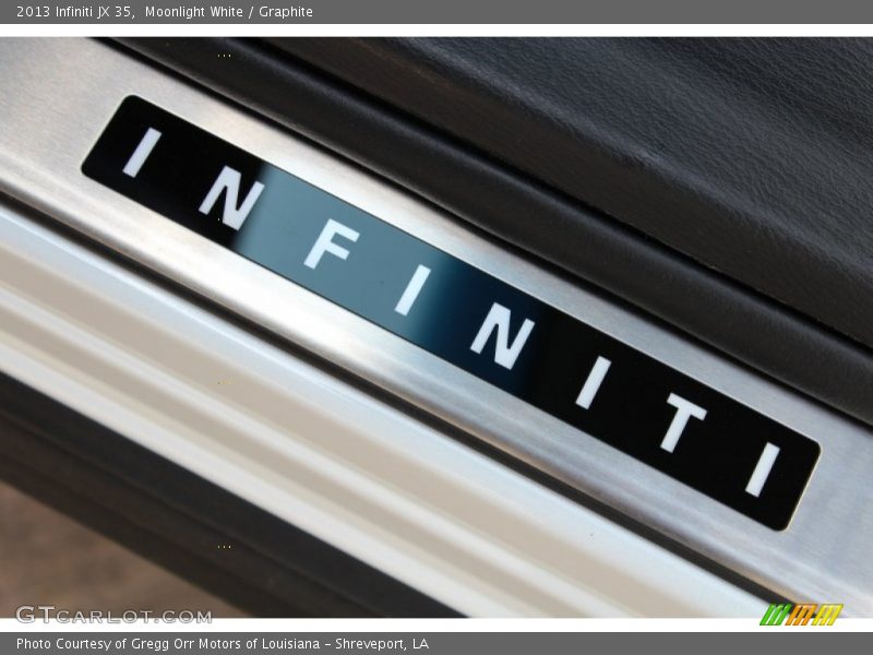 Moonlight White / Graphite 2013 Infiniti JX 35