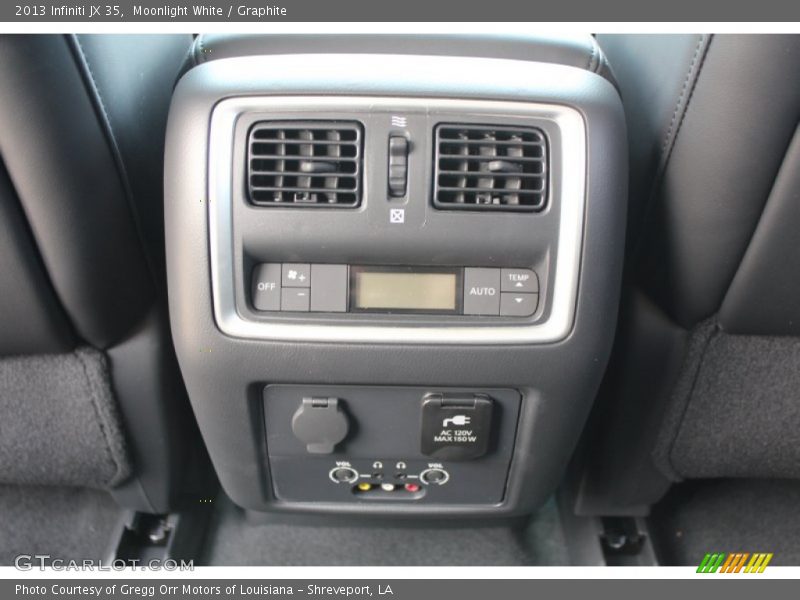 Moonlight White / Graphite 2013 Infiniti JX 35