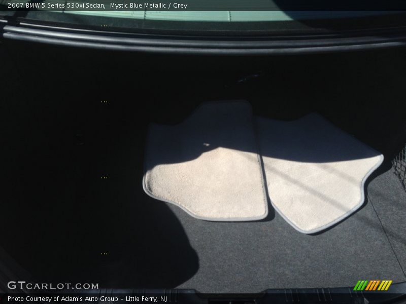 Mystic Blue Metallic / Grey 2007 BMW 5 Series 530xi Sedan