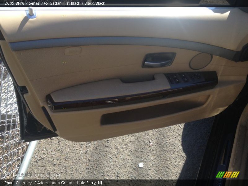 Jet Black / Black/Black 2005 BMW 7 Series 745i Sedan