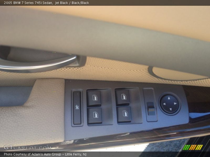 Jet Black / Black/Black 2005 BMW 7 Series 745i Sedan