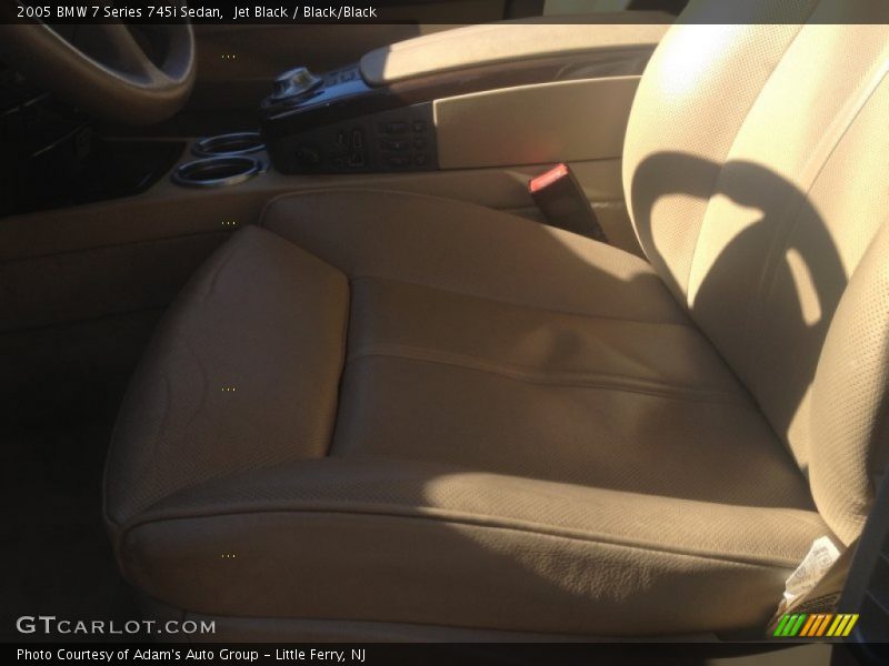 Jet Black / Black/Black 2005 BMW 7 Series 745i Sedan