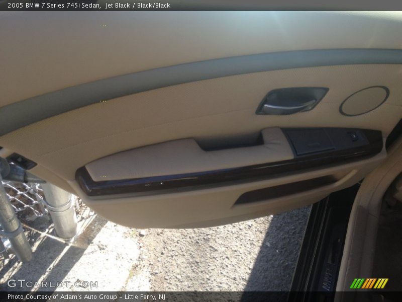 Jet Black / Black/Black 2005 BMW 7 Series 745i Sedan