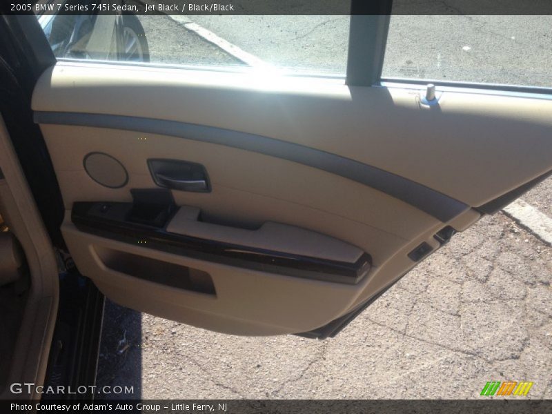 Jet Black / Black/Black 2005 BMW 7 Series 745i Sedan
