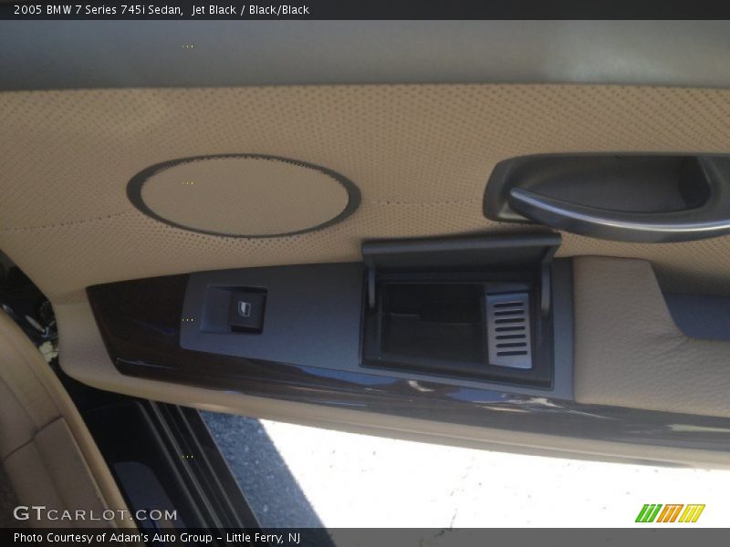 Jet Black / Black/Black 2005 BMW 7 Series 745i Sedan