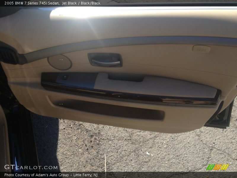 Jet Black / Black/Black 2005 BMW 7 Series 745i Sedan