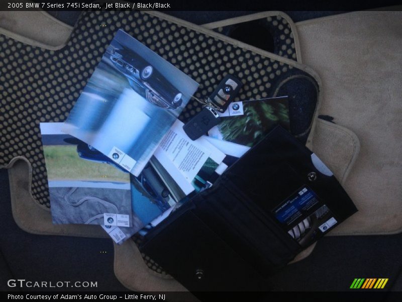 Jet Black / Black/Black 2005 BMW 7 Series 745i Sedan