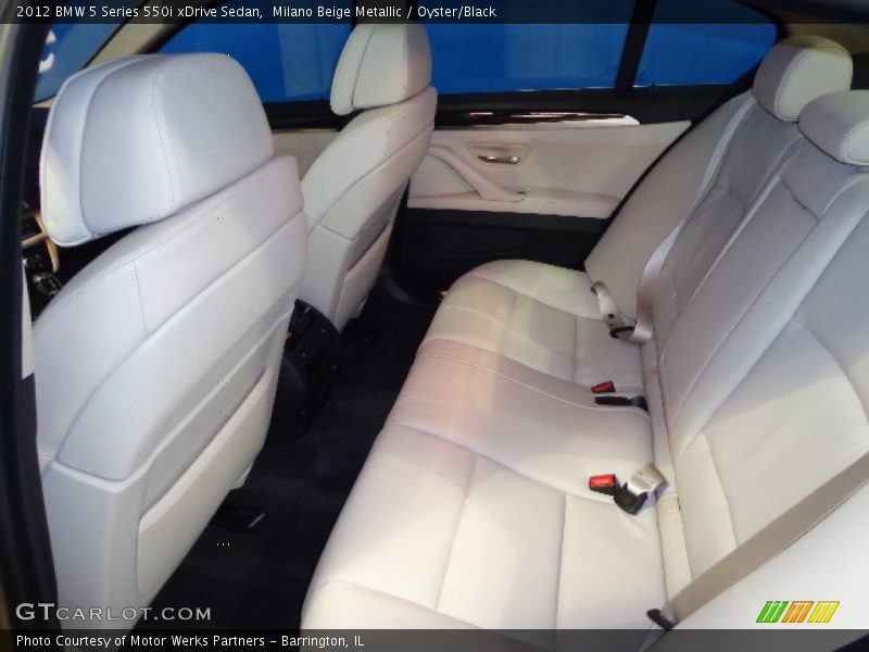 Milano Beige Metallic / Oyster/Black 2012 BMW 5 Series 550i xDrive Sedan