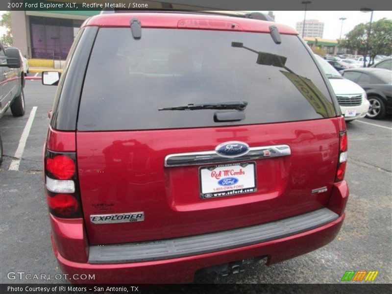 Redfire Metallic / Stone 2007 Ford Explorer XLT