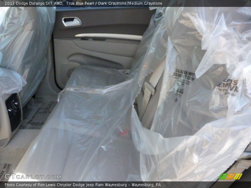 True Blue Pearl / Dark Graystone/Medium Graystone 2013 Dodge Durango SXT AWD