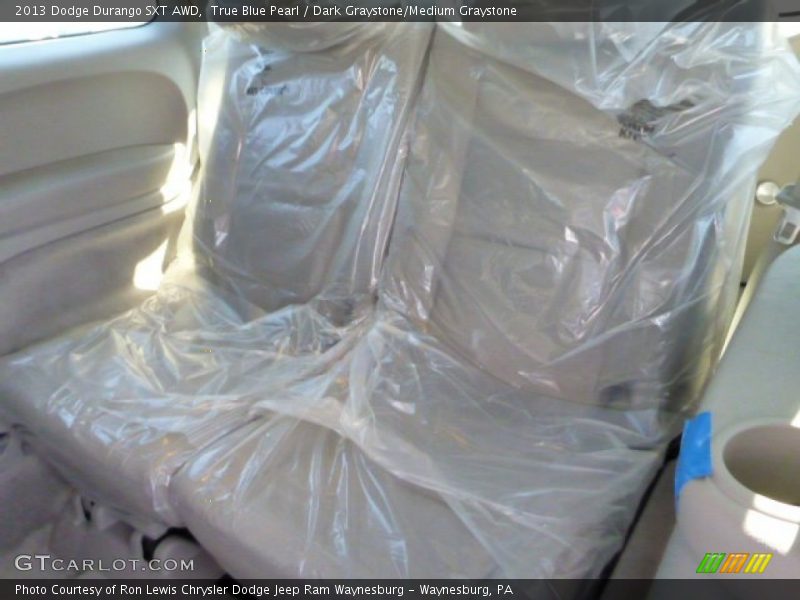 True Blue Pearl / Dark Graystone/Medium Graystone 2013 Dodge Durango SXT AWD