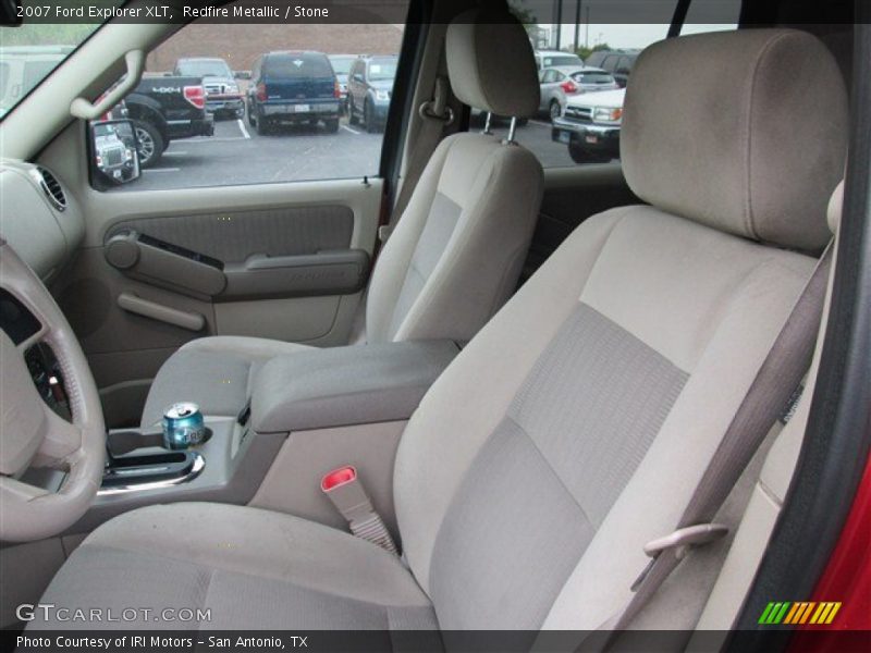 Redfire Metallic / Stone 2007 Ford Explorer XLT