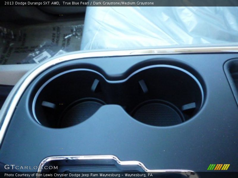 True Blue Pearl / Dark Graystone/Medium Graystone 2013 Dodge Durango SXT AWD