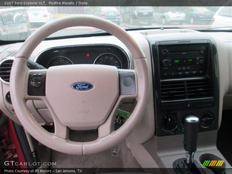 Redfire Metallic / Stone 2007 Ford Explorer XLT