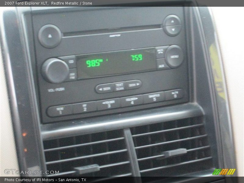 Redfire Metallic / Stone 2007 Ford Explorer XLT