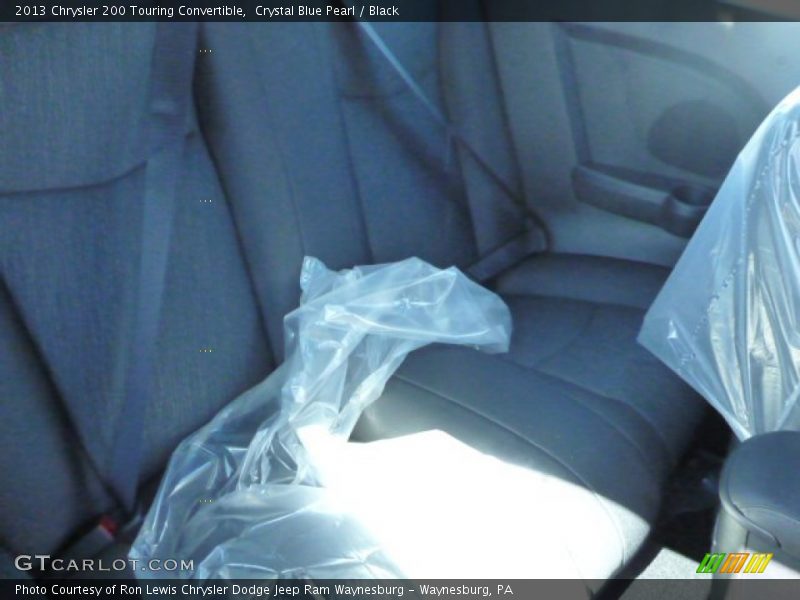 Crystal Blue Pearl / Black 2013 Chrysler 200 Touring Convertible