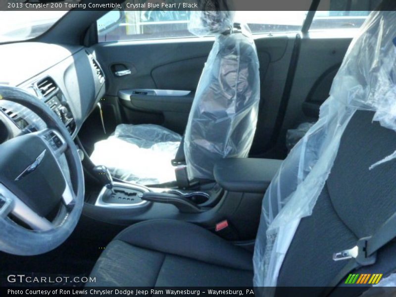 Crystal Blue Pearl / Black 2013 Chrysler 200 Touring Convertible