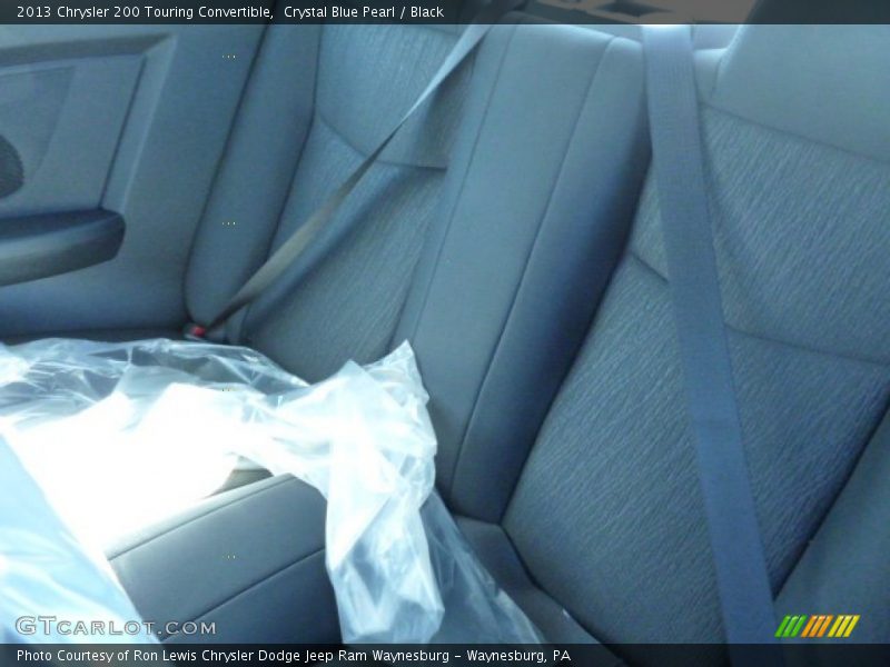 Crystal Blue Pearl / Black 2013 Chrysler 200 Touring Convertible