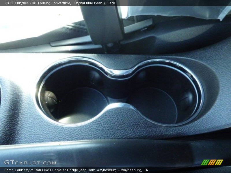 Crystal Blue Pearl / Black 2013 Chrysler 200 Touring Convertible