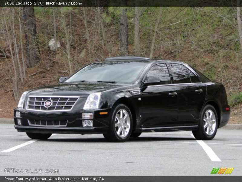 Black Raven / Ebony 2008 Cadillac STS V6