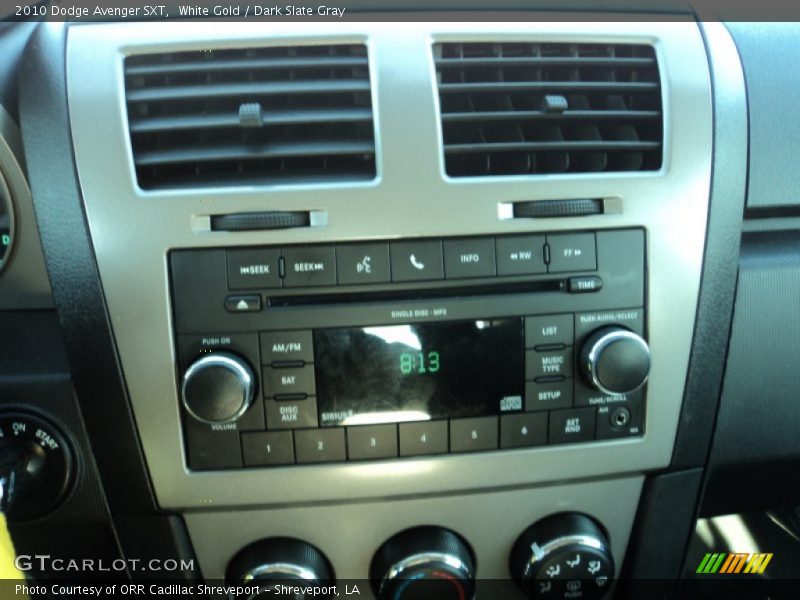 White Gold / Dark Slate Gray 2010 Dodge Avenger SXT