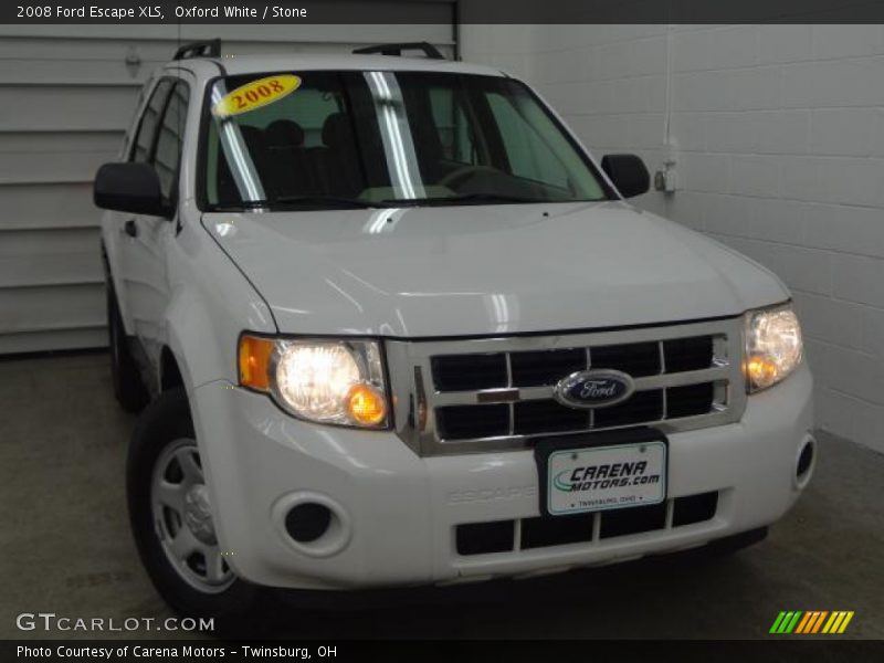 Oxford White / Stone 2008 Ford Escape XLS