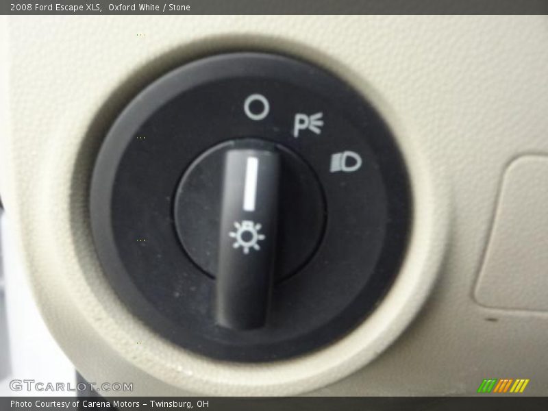 Oxford White / Stone 2008 Ford Escape XLS