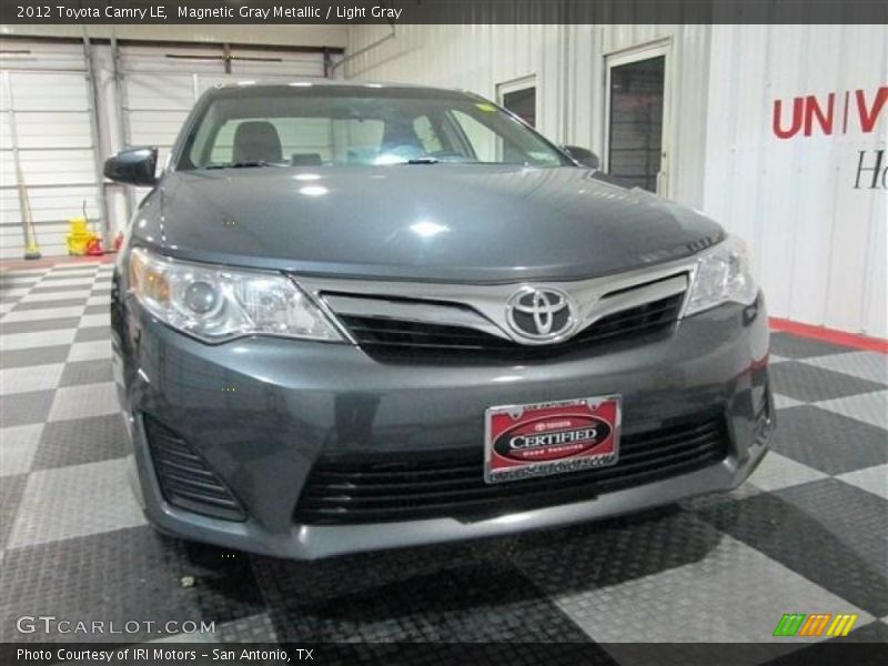Magnetic Gray Metallic / Light Gray 2012 Toyota Camry LE