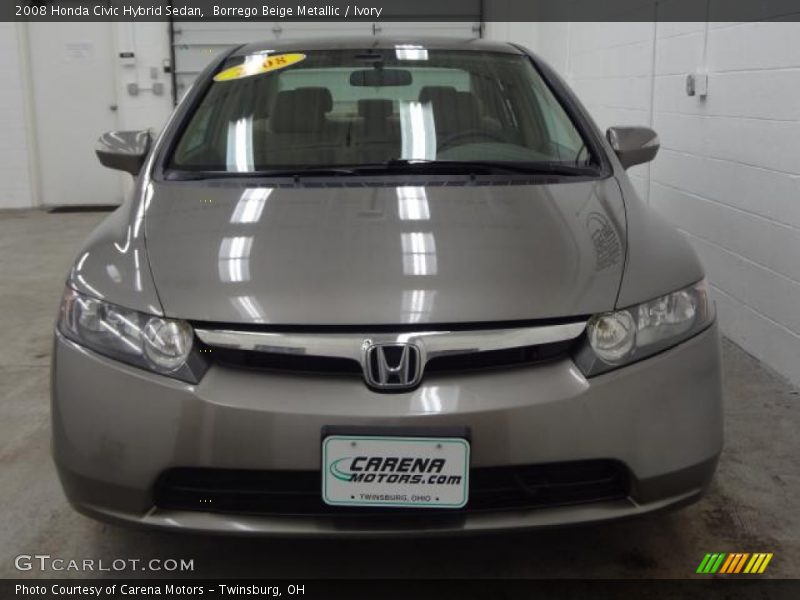 Borrego Beige Metallic / Ivory 2008 Honda Civic Hybrid Sedan