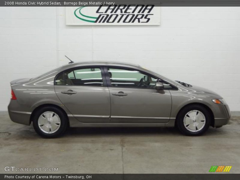 Borrego Beige Metallic / Ivory 2008 Honda Civic Hybrid Sedan