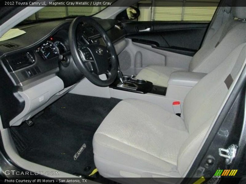 Magnetic Gray Metallic / Light Gray 2012 Toyota Camry LE