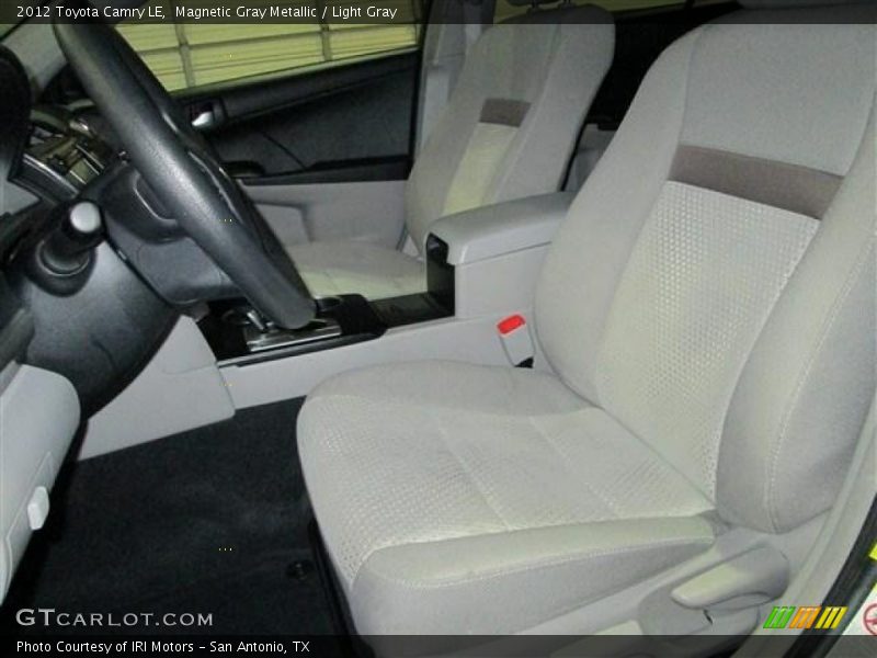 Magnetic Gray Metallic / Light Gray 2012 Toyota Camry LE