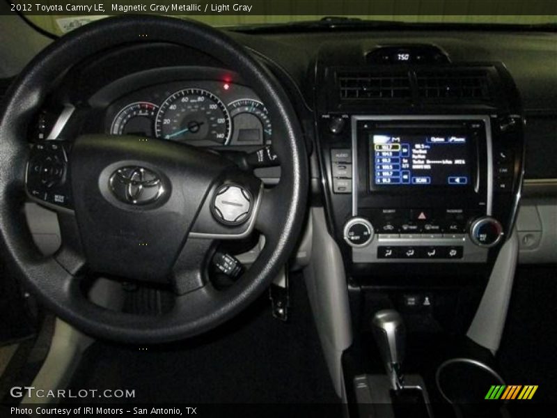 Magnetic Gray Metallic / Light Gray 2012 Toyota Camry LE