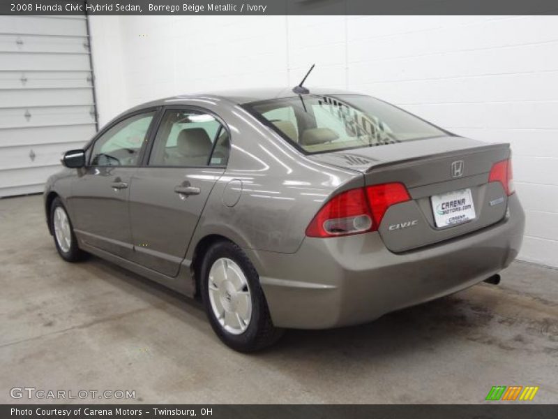 Borrego Beige Metallic / Ivory 2008 Honda Civic Hybrid Sedan