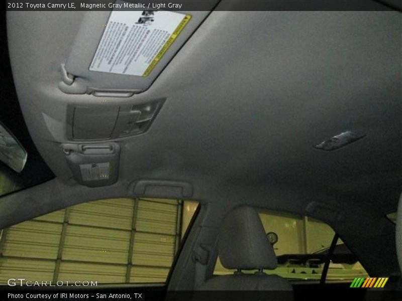 Magnetic Gray Metallic / Light Gray 2012 Toyota Camry LE