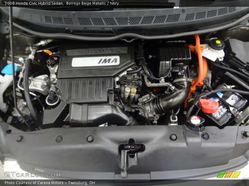 Borrego Beige Metallic / Ivory 2008 Honda Civic Hybrid Sedan