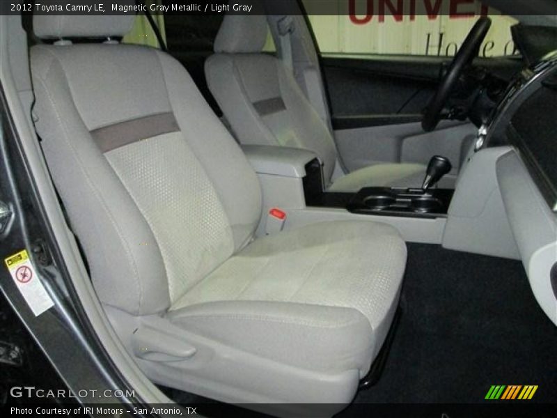 Magnetic Gray Metallic / Light Gray 2012 Toyota Camry LE