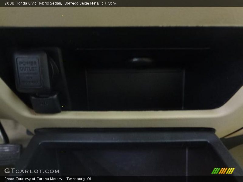Borrego Beige Metallic / Ivory 2008 Honda Civic Hybrid Sedan