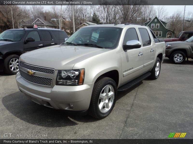Gold Mist Metallic / Ebony 2008 Chevrolet Avalanche LTZ 4x4