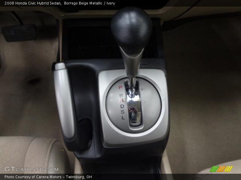 Borrego Beige Metallic / Ivory 2008 Honda Civic Hybrid Sedan