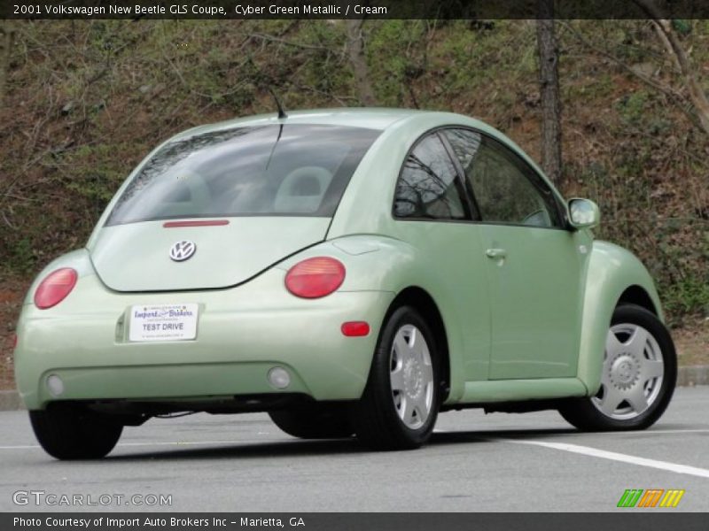Cyber Green Metallic / Cream 2001 Volkswagen New Beetle GLS Coupe