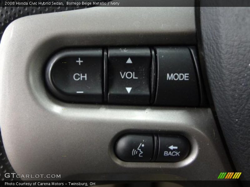 Borrego Beige Metallic / Ivory 2008 Honda Civic Hybrid Sedan